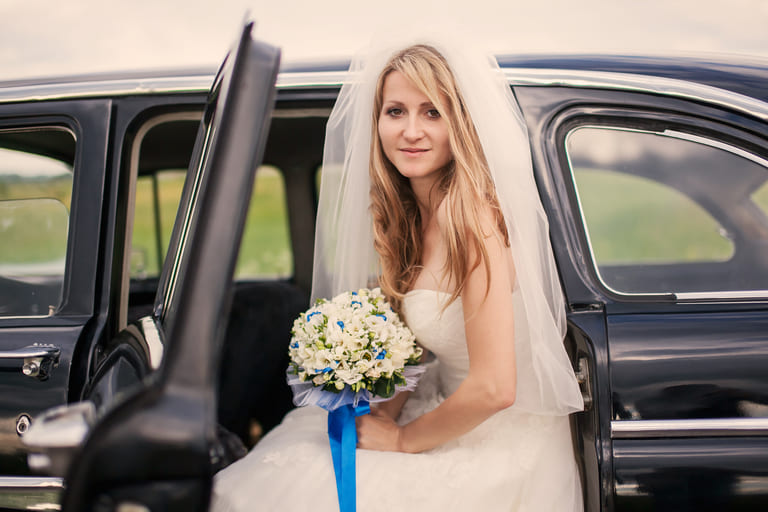 chauffeur driven wedding cars